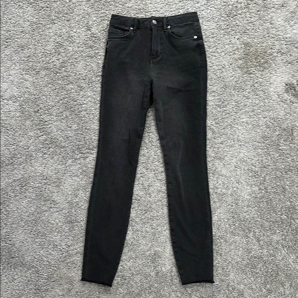 Women's Grey-Black Skinny Jeans
